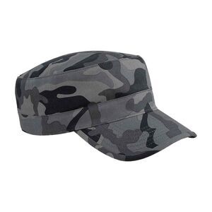 Beechfield Camo Army Cap / Urban Gray